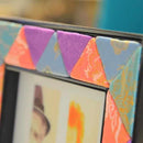 [PICTURE FRAME] WOOD PHOTO FRAME (PINK & BLUE) | EDO ART DOLLS | KAKINUMA DOLLS