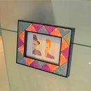 [PICTURE FRAME] WOOD PHOTO FRAME (PINK & BLUE) | EDO ART DOLLS | KAKINUMA DOLLS