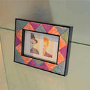 [PICTURE FRAME] WOOD PHOTO FRAME (PINK & BLUE) | EDO ART DOLLS | KAKINUMA DOLLS