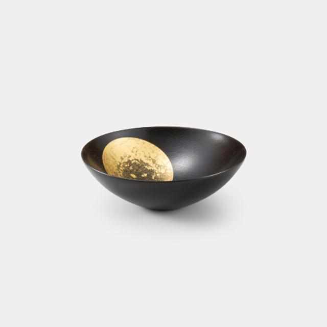 [BOWL] OBOROTSUKI BOWL 180 (LACQUER) | HAKUICHI | KANAZAWA GOLD LEAF