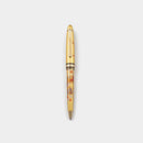 [PEN] MAKIE BALLPOINT PEN FAN SURFACE (GOLD) | HAKUICHI | KANAZAWA GOLD LEAF