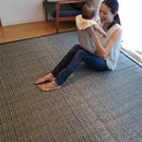 [TATAMI] RUSH RUG KARON BLACK (M: 190 × 250CM, L: 190 × 300CM) | IKEHIKO | TATAMI