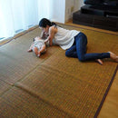 [TATAMI] RUSH RUG KARON YELLOW (M: 190 × 250CM, L: 190 × 300CM) | IKEHIKO | TATAMI