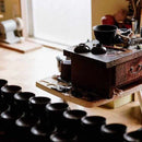 [TUMBLER / WATER BOTTLE] THERMO MUG URUSHI UMBRELLA BOTTLE WAVE CHIDORI (BLACK) | ECHIZEN LACQUERWARE| TAKUMIICHI