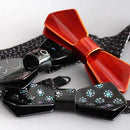 [TIE] LACQUER BOW TIE (SANDALWOOD) | CONCERTO | TAKAOKA LACQUERWARE
