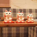 [BECKONING (LUCKY) CAT] MANEKI NEKO FENG SHUI (WHITE) INNOCENT RELAX | EDO ART DOLLS | KAKINUMA DOLLS