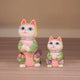[招手（幸運的）貓] Maneki Neko，希望向星星（Crepe Multicrotor）|江戶藝術娃娃| kakinuma娃娃