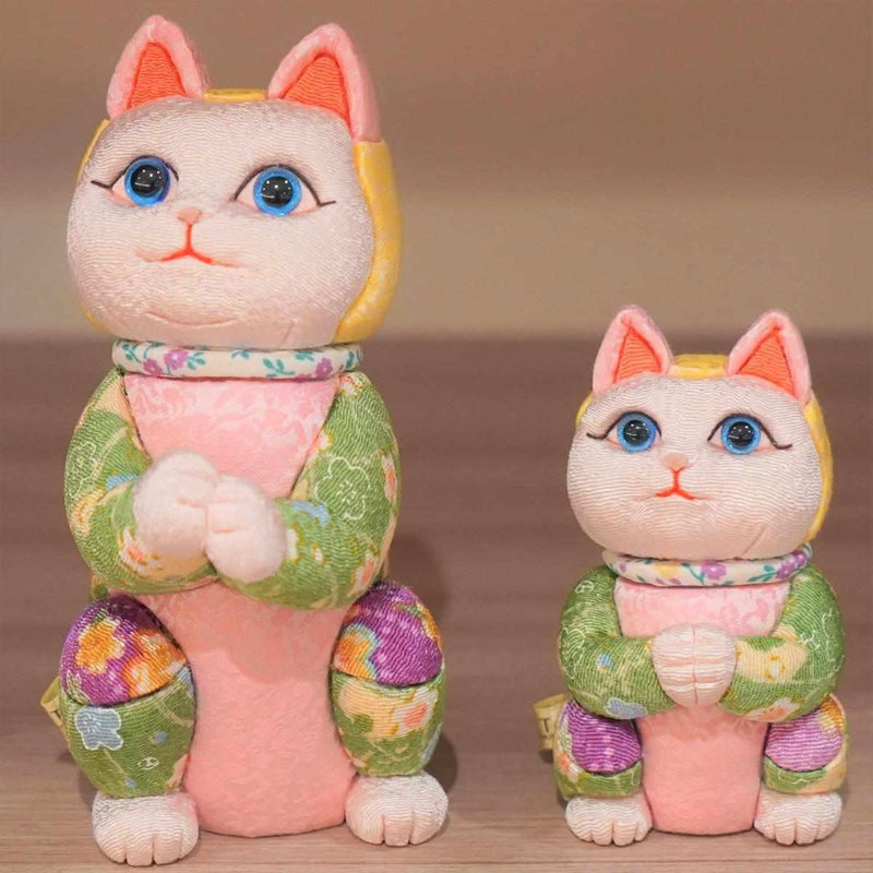 [Beckoning （Lucky） Cat] Maneki Neko，願為之星辰（Crepe Mulicolor） | 江戶藝術娃娃