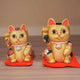 [Beconing（Lucky）Cat] Maneki Neko，風水（黃金）財富|江戶藝術娃娃| kakinuma娃娃