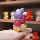 [BECKONING (LUCKY) CAT] MANEKI NEKO, GLOW (S) | EDO ART DOLLS | KAKINUMA DOLLS