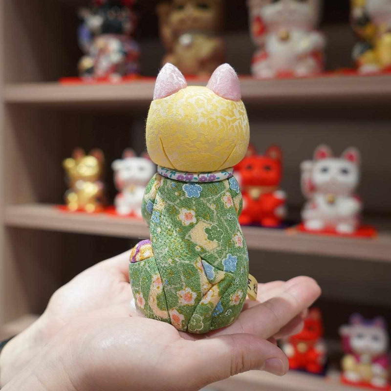 [Beckoning （Lucky） Cat] Maneki Neko，願為之星辰（Crepe Mulicolor） | 江戶藝術娃娃