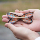 [TIE] BOW TIE AGRIAS CLAUDINA | METAL BUTTERFLY | SHEET METAL PROCESSING