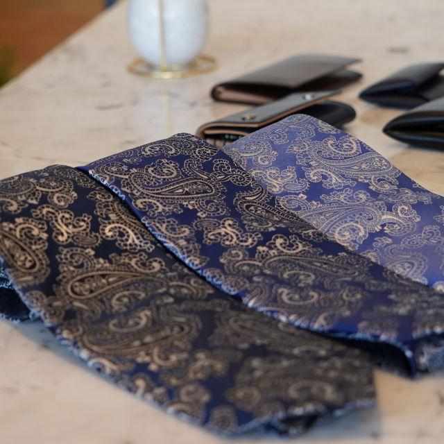 [領帶]領帶佩斯利 （紫色） |凱絲綢