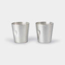 [MUG (CUP)] NAJIMI TUMBLER 2 PIECES (WITH PAULOWNIA BOX) | TAKAOKA BRONZE CASTING
