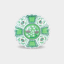 [LARGE PLATE (PLATTER)] SATSUKI 15CM PLATE MOEGI | HAYASHIKURO KILN | OLD IMARI-ARITA WARES