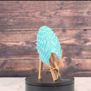 [HAND FAN] RAUSHIKI URUSHI GREEN | KYOTO FOLDING FANS | RAKUKEI