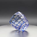 [SAKE CUP] SAKE CUP HYDRANGEA BY SATOSHI NABETANI MASTER OF TRADITIONAL CRAFTS | EDO KIRIKO | KAGAMI CRYSTAL