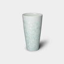 [MUG (CUP)] FLOWER CRYSTAL (WHITE) BEER TUMBLER | TOUAN | KYOTO-KIYOMIZU WARES