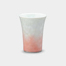 [MUG (CUP)] FLOWER CRYSTAL (RED ON A WHITE BACKGROUND) FREE CUP | TOUAN | KYOTO-KIYOMIZU WARES