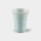 【京燒 清水燒】陶葊 花結晶 (白) 杯