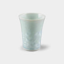 [MUG (CUP)] FLOWER CRYSTAL (WHITE) FREE CUP | TOUAN | KYOTO-KIYOMIZU WARES