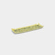 [LARGE PLATE (PLATTER)] FLOWER CRYSTAL (YELLOW) LONG PLATE | TOUAN | KYOTO-KIYOMIZU WARES