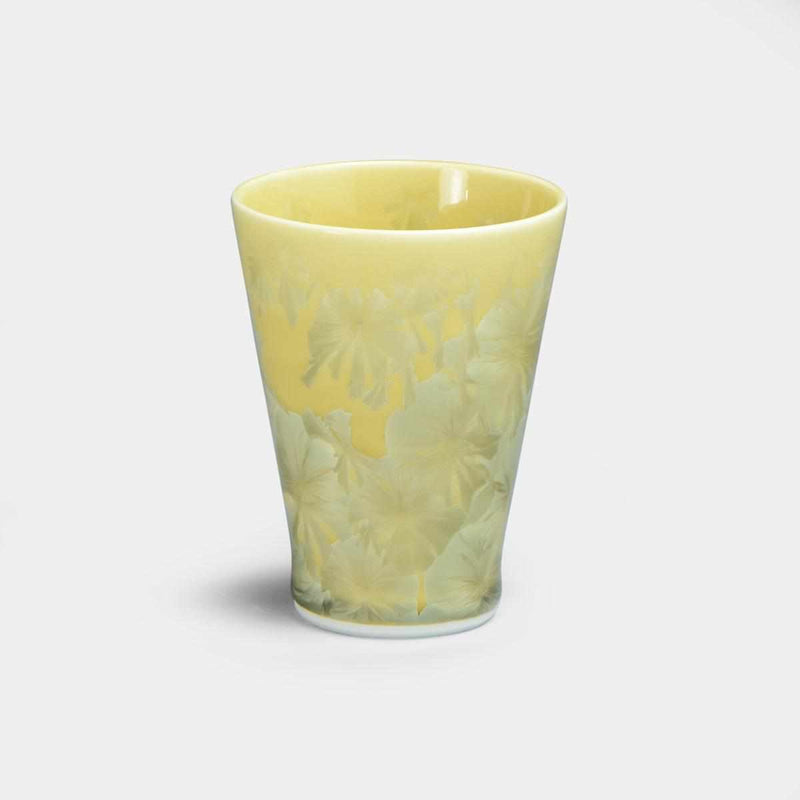 [MUG (CUP)] FLOWER CRYSTAL (YELLOW) SMALL CUP | TOUAN | KYOTO-KIYOMIZU WARES