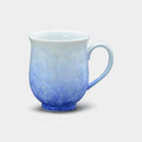 [MUG (CUP)] FLOWER CRYSTAL (WHITE BACKGROUND BLUE RED) MUG (2-PIECE SET) | TOUAN | KYOTO-KIYOMIZU WARES