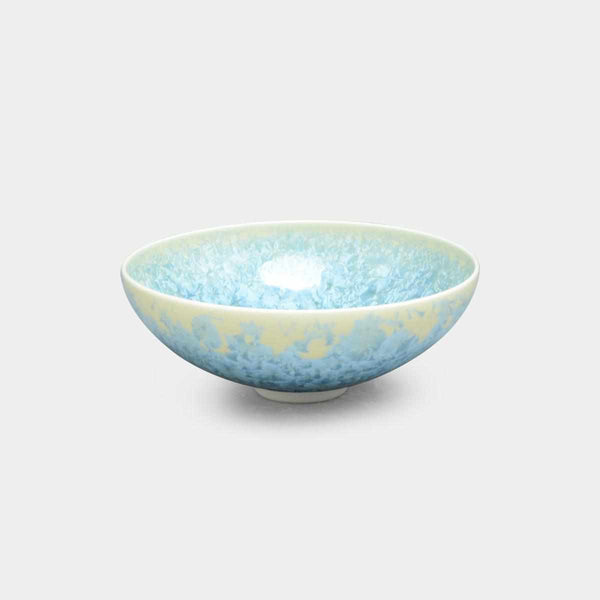 [MUG (CUP)] FLOWER CRYSTAL (HANADA) FLAT TEA BOWL | TOUAN | KYOTO-KIYOMIZU WARES