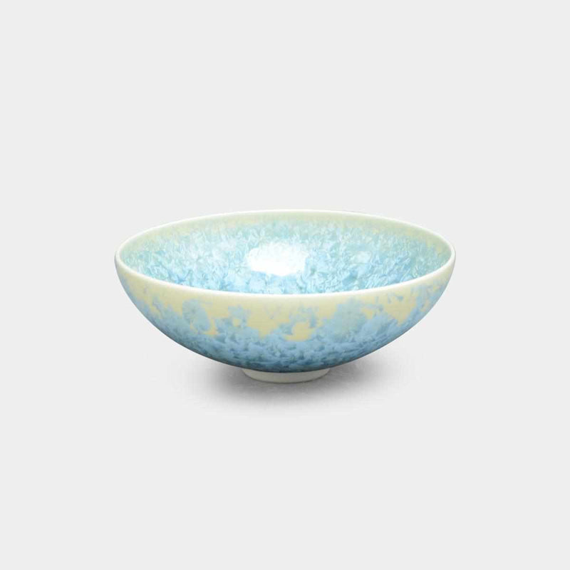 [MUG (CUP)] FLOWER CRYSTAL (HANADA) FLAT TEA BOWL | TOUAN | KYOTO-KIYOMIZU WARES