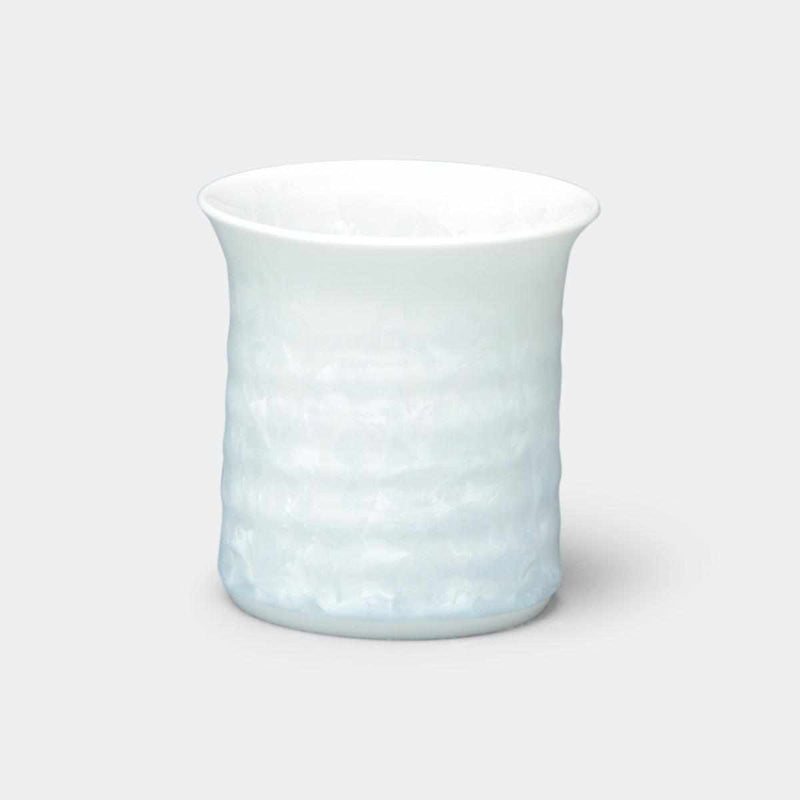 [MUG (CUP)] FLOWER CRYSTAL (WHITE) TUMBLER | TOUAN | KYOTO-KIYOMIZU WARES