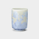 [JAPANESE TEA CUP] FLOWER CRYSTAL (GINFUJI) YUNOMI | TOUAN | KYOTO-KIYOMIZU WARES