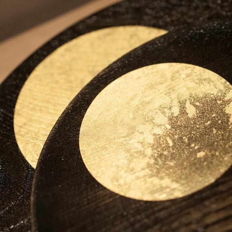 [BOWL] OBOROTSUKI BOWL 240 (LACQUER) | HAKUICHI | KANAZAWA GOLD LEAF