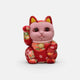 [招手（幸運）貓] Maneki Neko，Yuzen Red（S）|江戶藝術娃娃| kakinuma娃娃