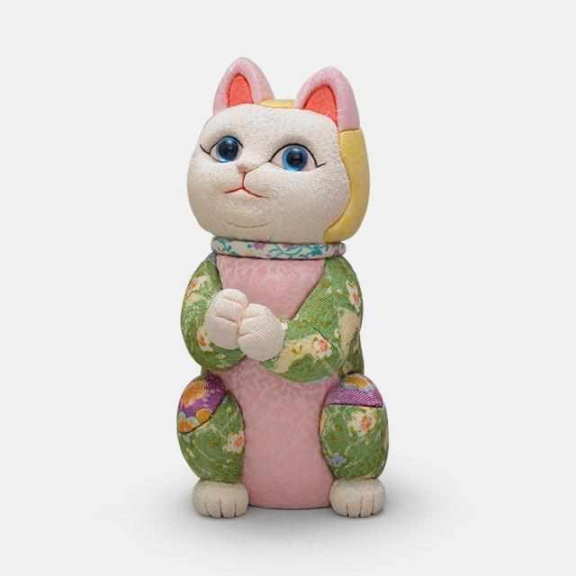 [Beckoning （Lucky） Cat] Maneki Neko，願為之星辰（Crepe Mulicolor） | 江戶藝術娃娃