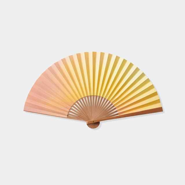 [HAND FAN] FRAGRANT FAN UTSUSHI INCENSE SUNSHINE X DAPHNE FLOWER INCENSE | KYOTO FOLDING FANS | OHNISHI TSUNE SHOTEN