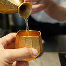 [SAKE CUP] GOLDEN GUINOMI | KOICHI FUJIOKA | POTTERY AND PORCELAIN