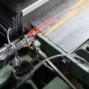 [SCARF] STALL KASANE WHITE AZALEA (SILVER × PURPLE) | GUNNAI TEXTILES| FUJI SAKURA