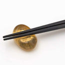 [CHOPSTICKS] COUPLE CHOPSTICKS / CHOPSTICK REST SET INTRUSION (GOLD) | KANAZAWA GOLD LEAF