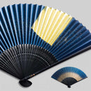 [HAND FAN] FOLDING FAN FOIL BEAUTY KAIGETSU (UNISEX) | HAKUICHI | KANAZAWA GOLD LEAF