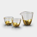 [SAKE BOTTLE] PENETRATION SAKE SET | HAKUICHI | KANAZAWA GOLD LEAF