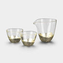 [SAKE BOTTLE] PENETRATION SAKE SET CHAMPAGNE GOLD | HAKUICHI | KANAZAWA GOLD LEAF