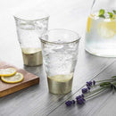 [MUG (CUP)] PENETRATION TUMBLER CHAMPAGNE GOLD (2 PCS) | HAKUICHI | KANAZAWA GOLD LEAF