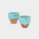 [SAKE CUP] HIBIKI AOI AYA GUINOMI (1 PIECE) | DAINICHI | KYOTO-KIYOMIZU WARES