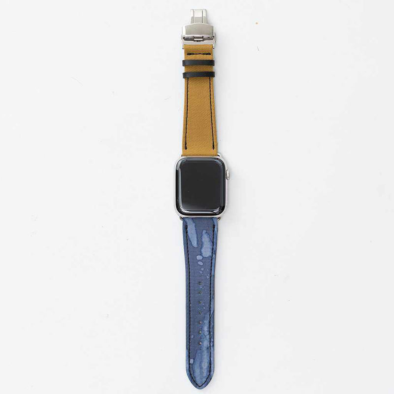 [蘋果手錶帶]變色龍帶蘋果手錶40（38）毫米（上12點鐘側）C |京都Yuzen染色