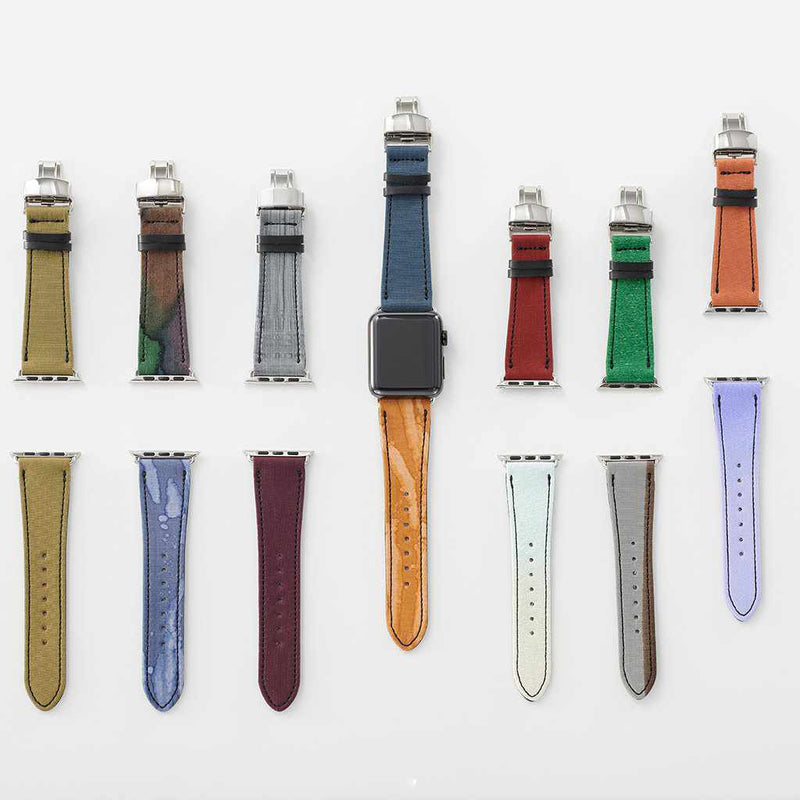 [APPLE WATCH BAND] CHAMELEON BAND FOR APPLE WATCH 41(40,38) MM (BOTTOM 6 O'CLOCK SIDE) C | KYOTO YUZEN DYEING