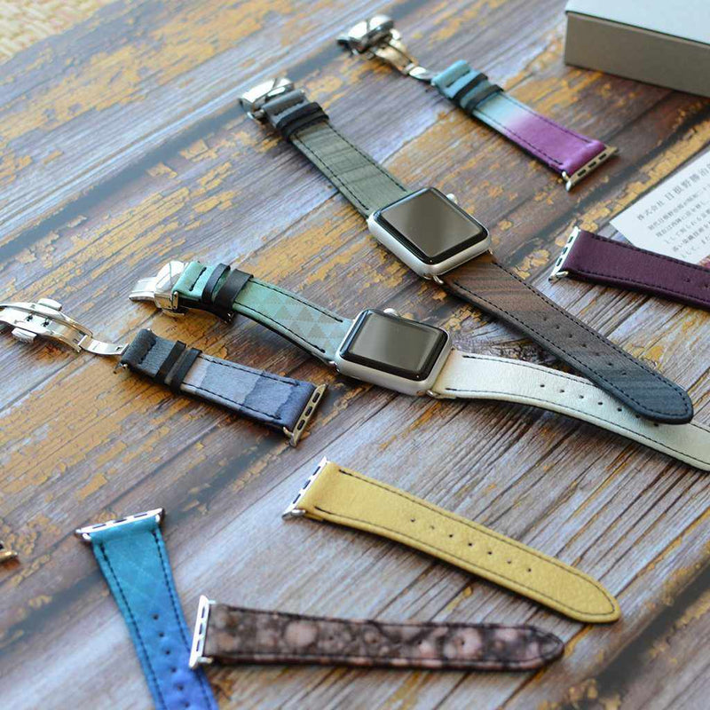 [APPLE WATCH BAND] CHAMELEON BAND FOR APPLE WATCH 41(40,38) MM (BOTTOM 6 O'CLOCK SIDE) C | KYOTO YUZEN DYEING