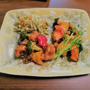 [LARGE PLATE (PLATTER)] FLOWER CRYSTAL (YELLOW) LONG PLATE | TOUAN | KYOTO-KIYOMIZU WARES