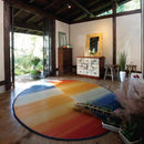 [TATAMI] RUSH RUG DENIM F JOY RED (OVAL: 190 X 210 CM) | IKEHIKO | TATAMI