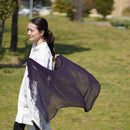 [SCARF] HAND-DYED STOLE WITH NATURAL INDIGO (7 TIMES DYED) | INDIGO DYEING| INDIGO KESENNUMA